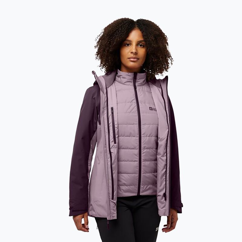 Куртка 3в1 жіноча Jack Wolfskin Hunberg wild blossom 3