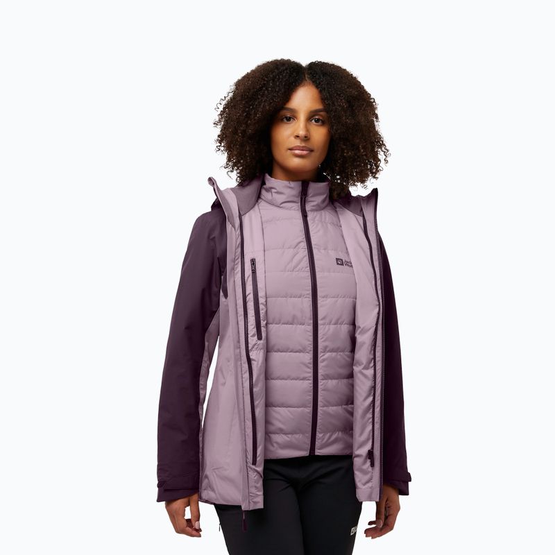 Куртка 3в1 жіноча Jack Wolfskin Hunberg wild blossom 3