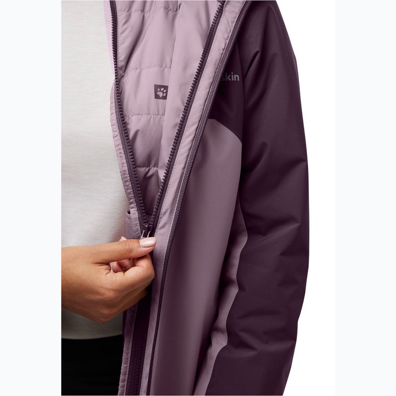 Куртка 3в1 жіноча Jack Wolfskin Hunberg wild blossom 13