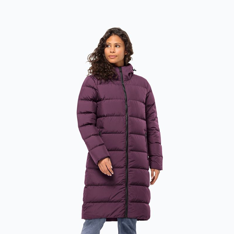 Пуховик жіночий Jack Wolfskin Frozen Palace berry jam