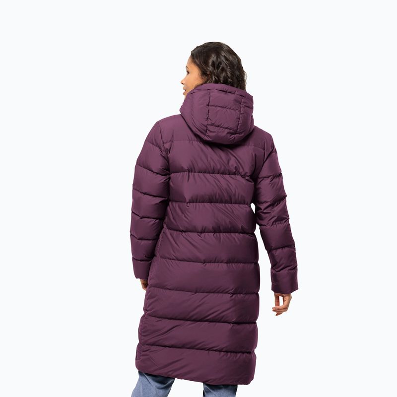 Пуховик жіночий Jack Wolfskin Frozen Palace berry jam 2