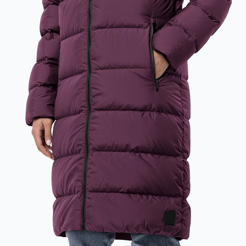 Пуховик жіночий Jack Wolfskin Frozen Palace berry jam 4