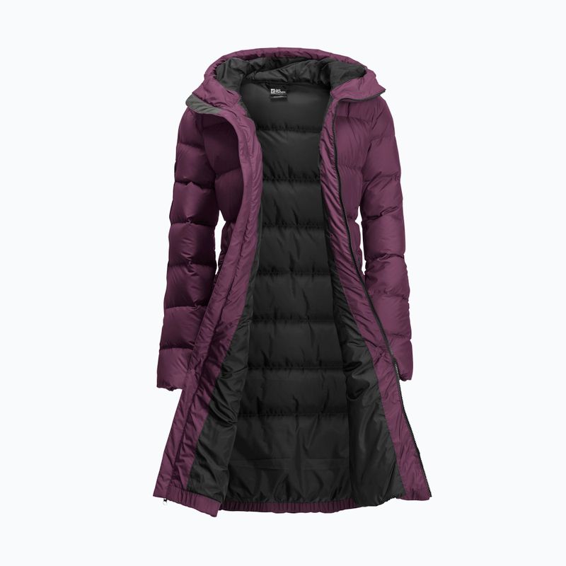 Пуховик жіночий Jack Wolfskin Frozen Palace berry jam 8