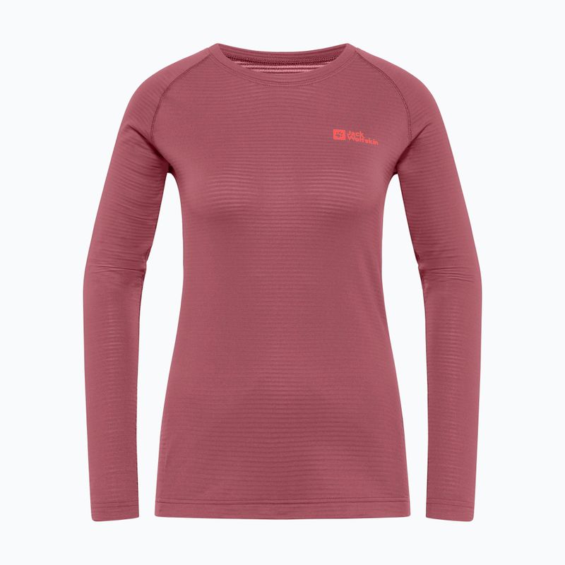 Лонгслів термічний жіночий Jack Wolfskin Infinite Warm red ochre 3