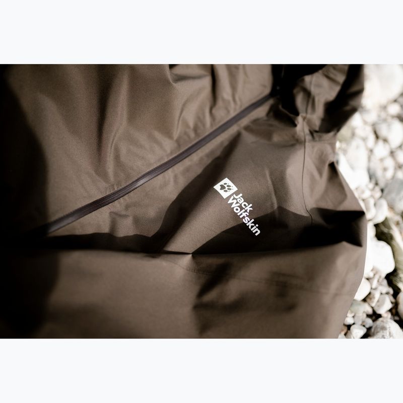 Куртка-дощовик чоловіча Jack Wolfskin Prelight 2L Ins cold coffee 12