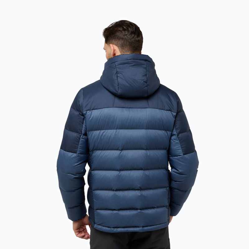 Пуховик чоловічий Jack Wolfskin Nebelhorn Down Hoody nature blue 2