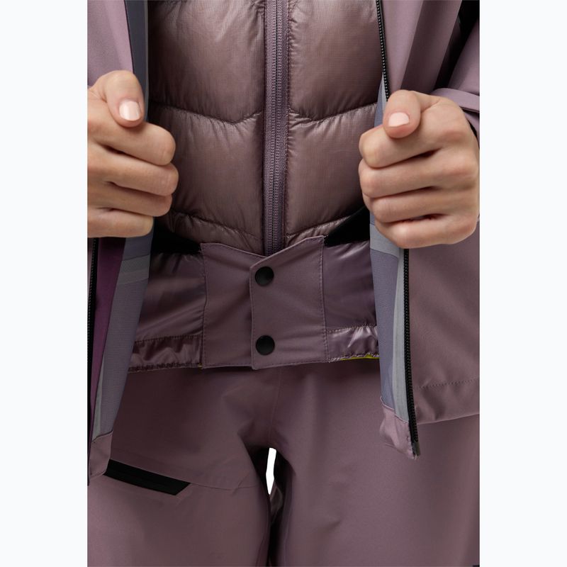 Жіноча гірськолижна куртка Jack Wolfskin Alpspitze Tour 3L дикий цвіт 6