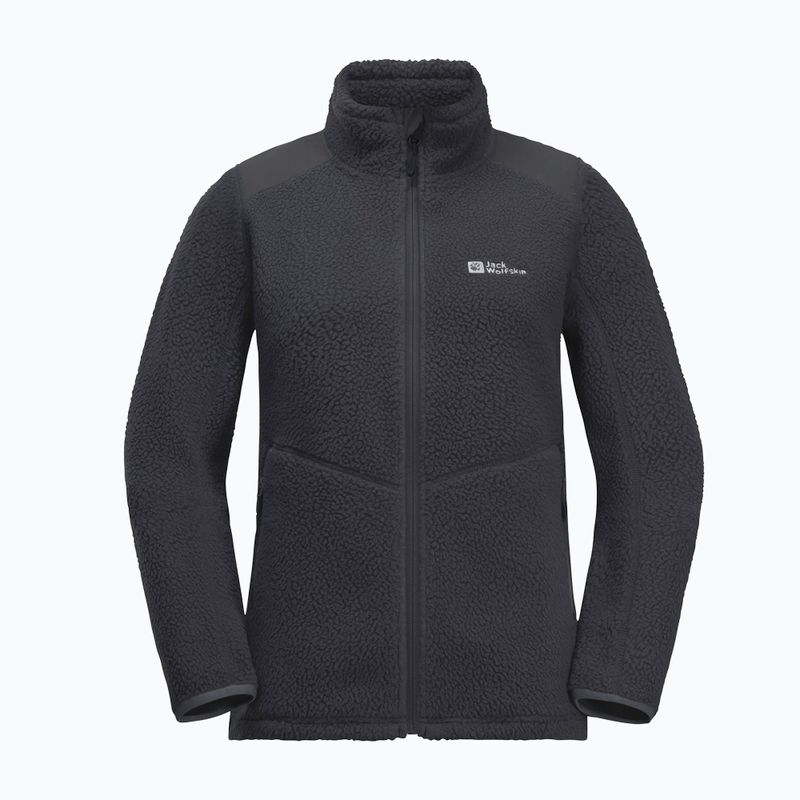 Кофта флісова жіноча Jack Wolfskin Kammweg Pile Fz phantom 5