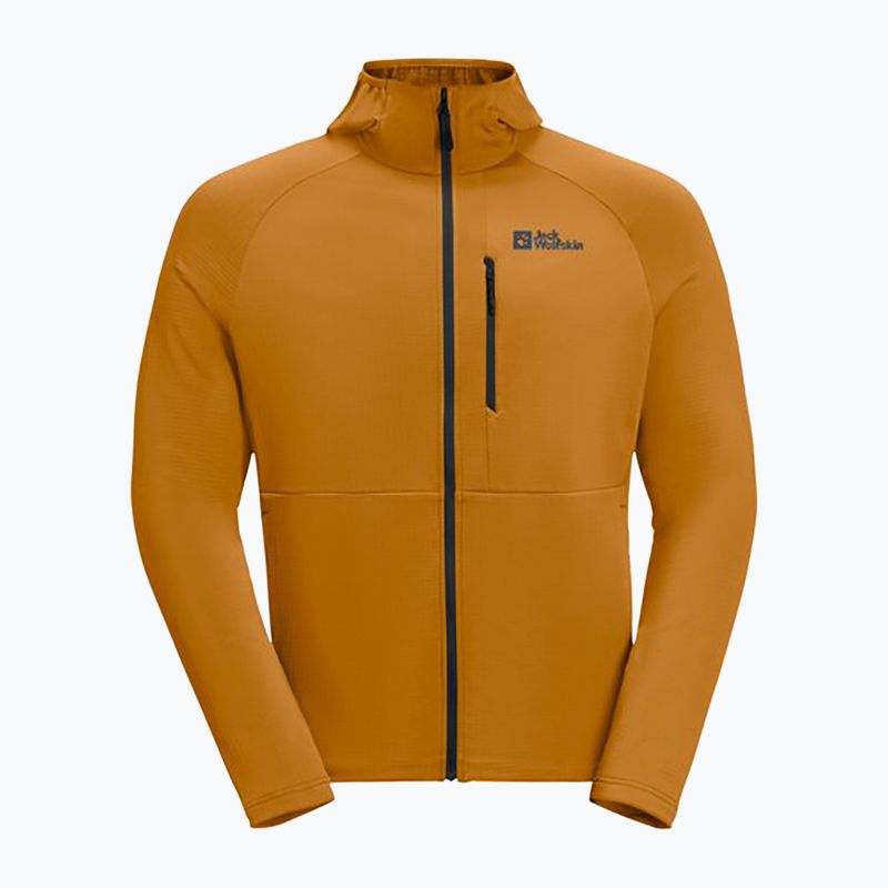 Кофта флісова чоловіча Jack Wolfskin Kolbenberg Hooded Fz safflower