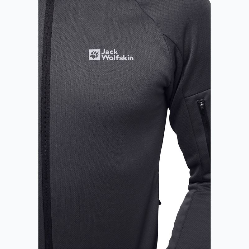 Кофта флісова чоловіча Jack Wolfskin Alpgrat phantom 3