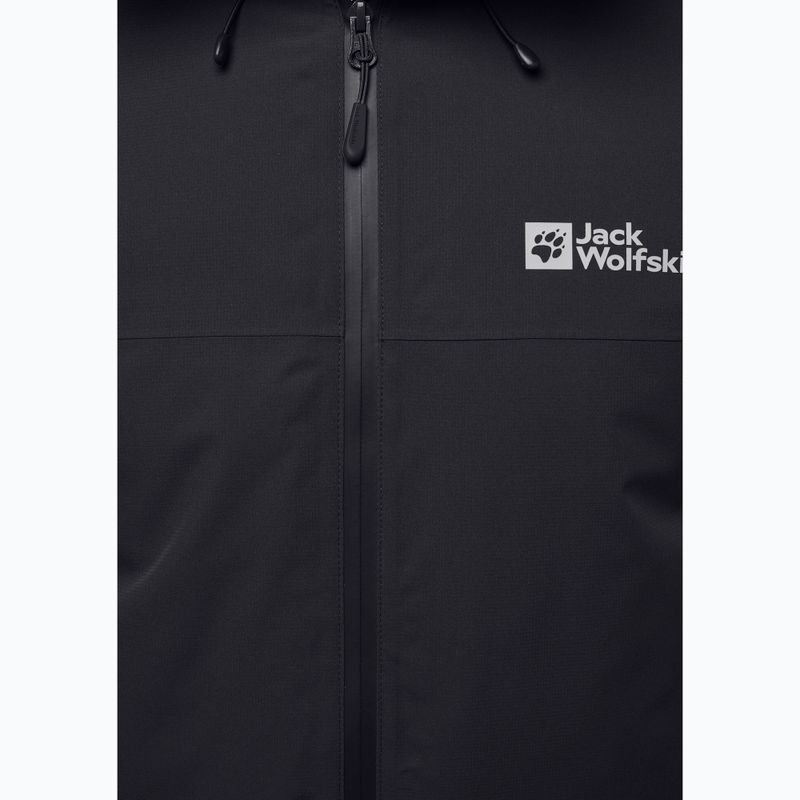 Пуховик чоловічий Jack Wolfskin Wisper Ins black 5