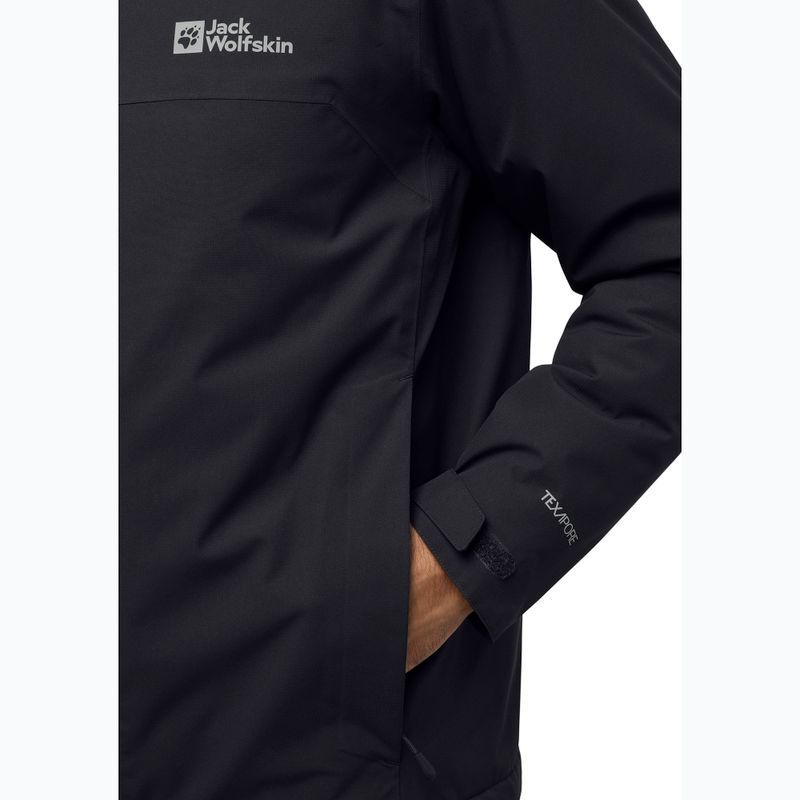 Пуховик чоловічий Jack Wolfskin Wisper Ins black 6