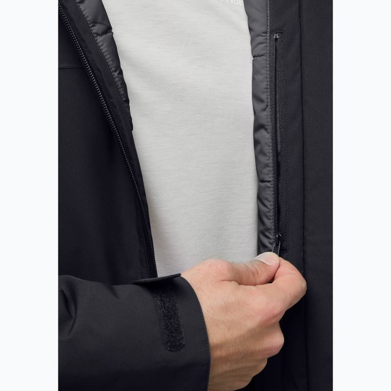 Пуховик чоловічий Jack Wolfskin Wisper Ins black 8