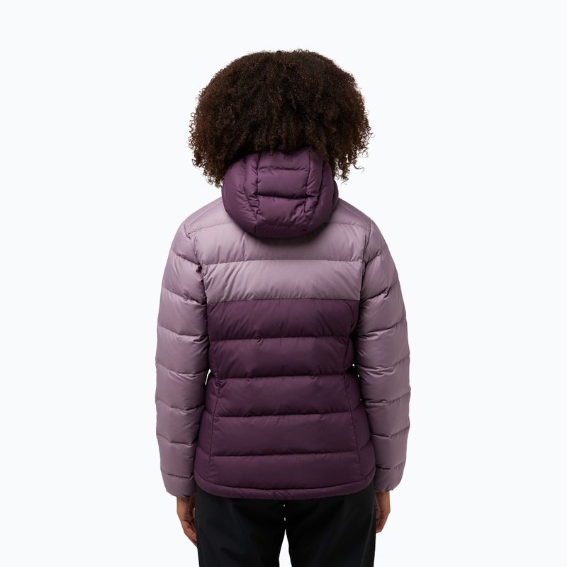 Пуховик жіночий Jack Wolfskin Ather Down Hoody midnight plum 2