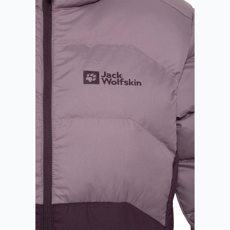 Пуховик жіночий Jack Wolfskin Ather Down Hoody midnight plum 4