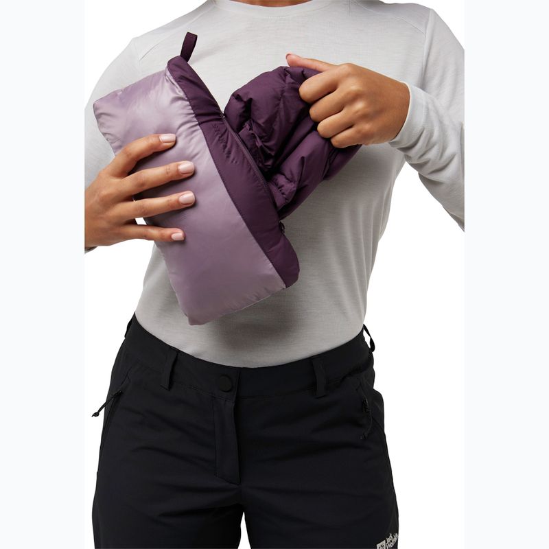Пуховик жіночий Jack Wolfskin Ather Down Hoody midnight plum 9