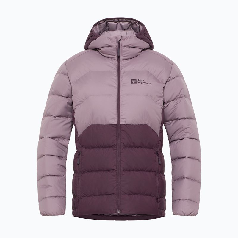Пуховик жіночий Jack Wolfskin Ather Down Hoody midnight plum 10