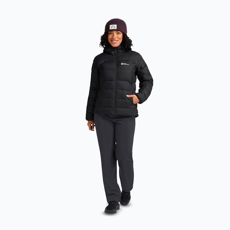 Пуховик жіночий Jack Wolfskin Ather Down Hoody black 2