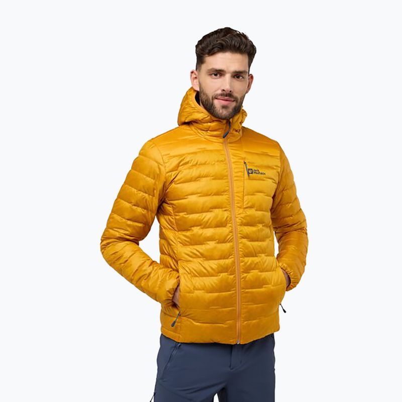 Пуховик чоловічий Jack Wolfskin Passamani Down Hoody safflower