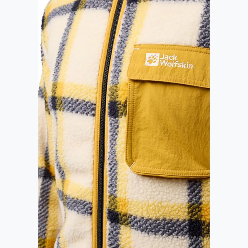 Кофта флісова чоловіча Jack Wolfskin Felslicht Check panna cotta 3