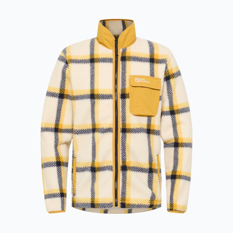 Кофта флісова чоловіча Jack Wolfskin Felslicht Check panna cotta 6