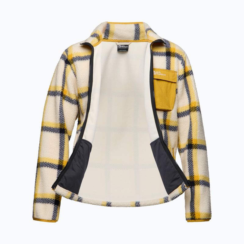 Кофта флісова чоловіча Jack Wolfskin Felslicht Check panna cotta 8