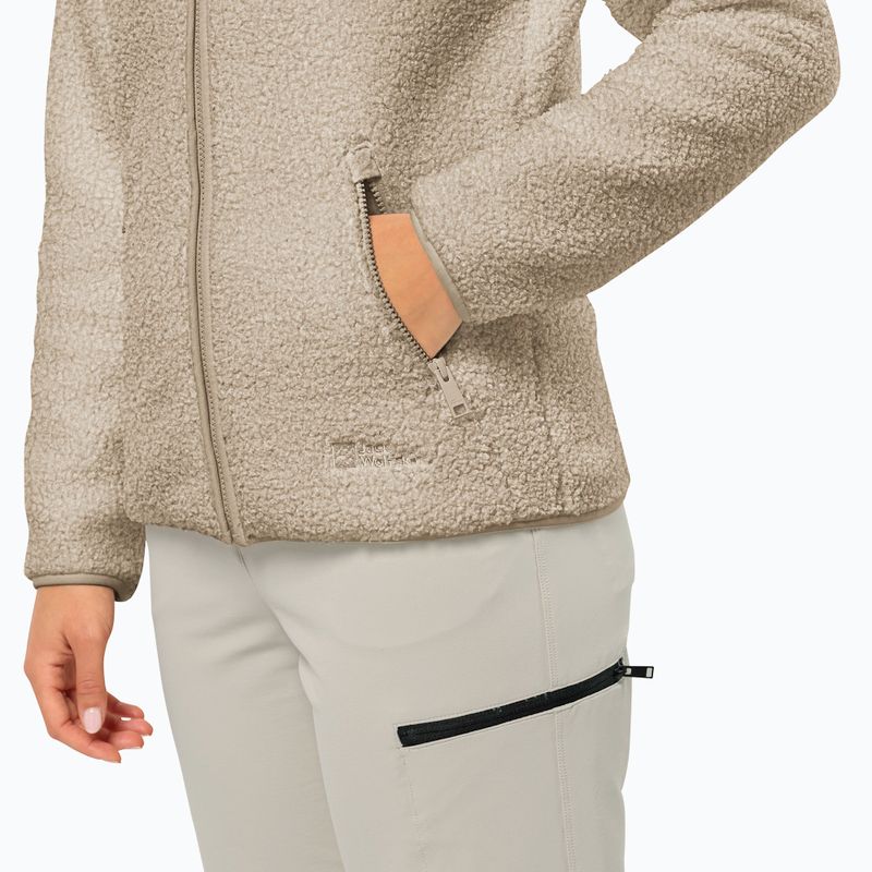 Кофта флісова жіноча Jack Wolfskin High Curl anis 3