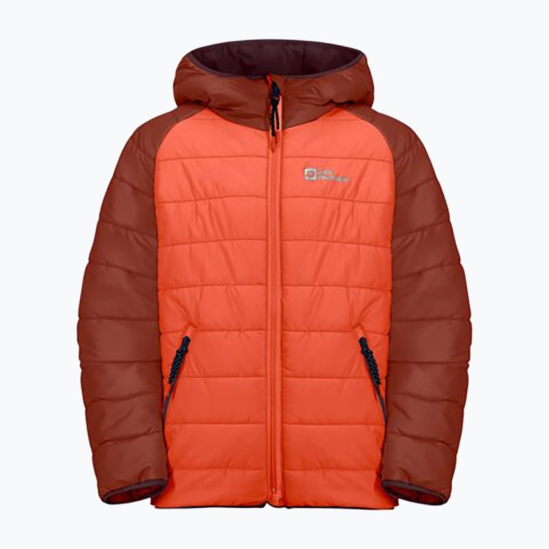 Пуховик дитячий Jack Wolfskin Zenon coral orange 4