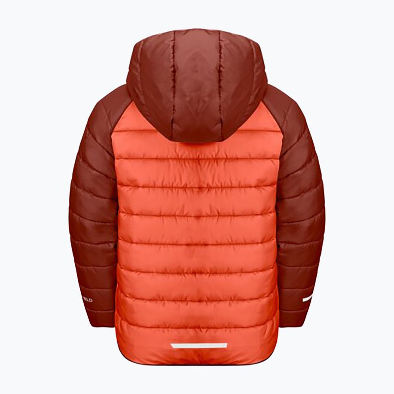 Пуховик дитячий Jack Wolfskin Zenon coral orange 5