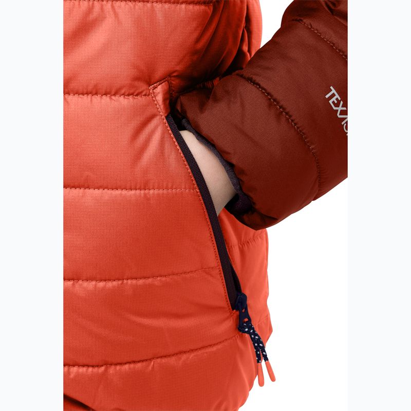 Пуховик дитячий Jack Wolfskin Zenon coral orange 3