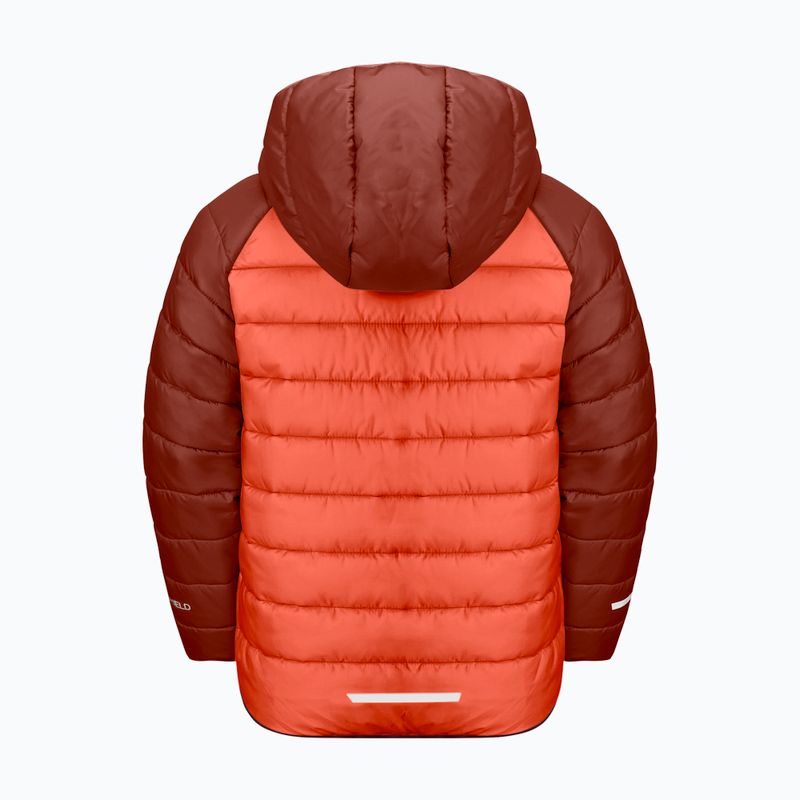 Пуховик дитячий Jack Wolfskin Zenon coral orange 6