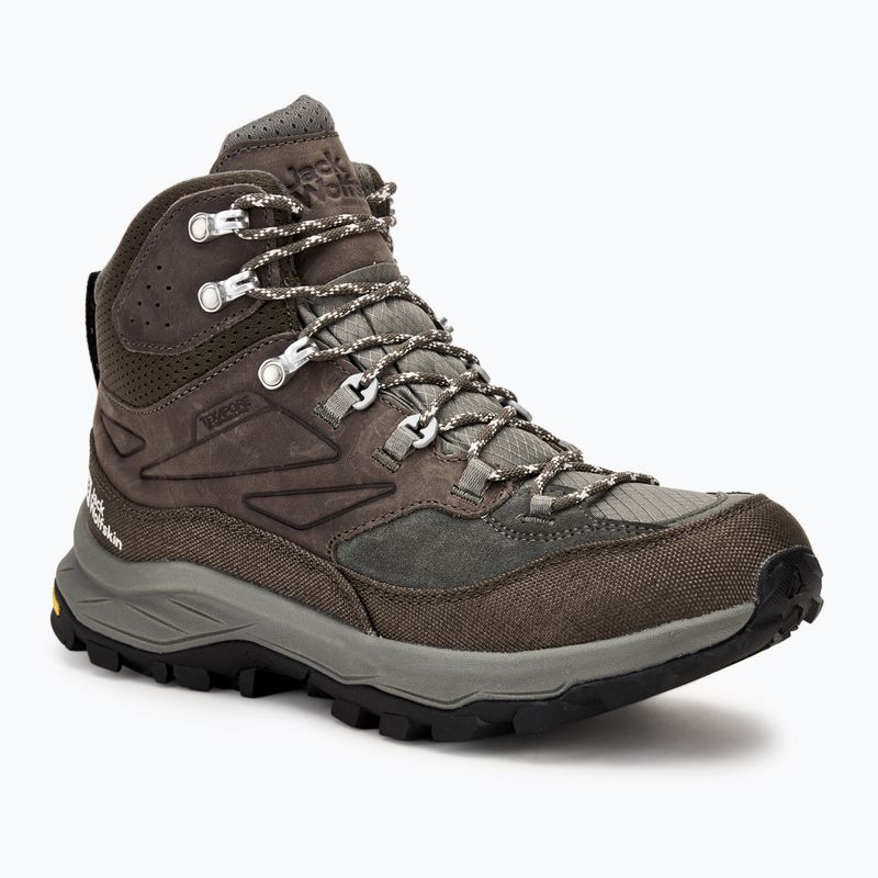 Черевики трекінгові чоловічі Jack Wolfskin Cyrox Texapore Mid cold coffee