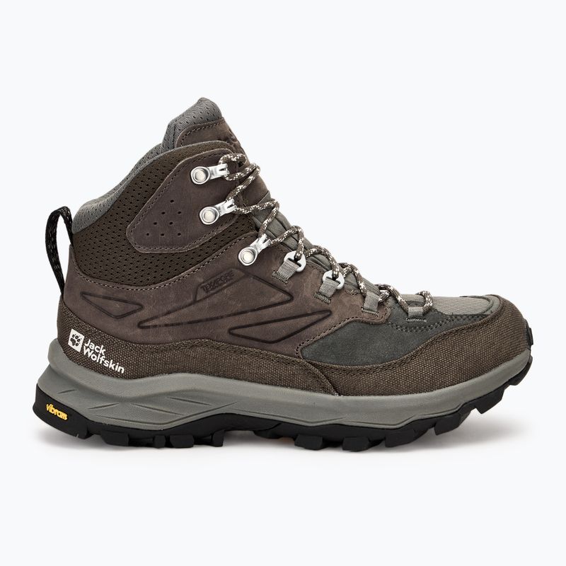 Черевики трекінгові чоловічі Jack Wolfskin Cyrox Texapore Mid cold coffee 2