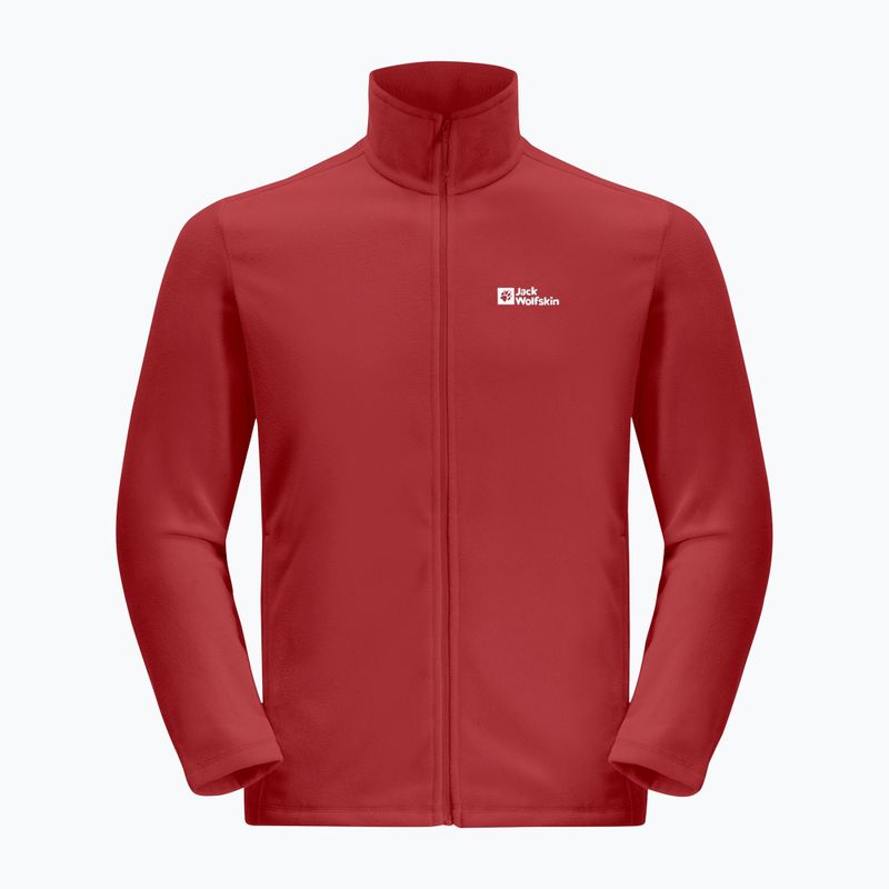 Кофта флісова чоловіча Jack Wolfskin Taunus Fz adrenaline red 8