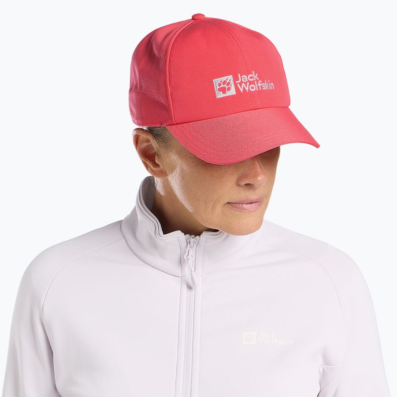 Кепка Jack Wolfskin Baseball Cap sunset coral 2