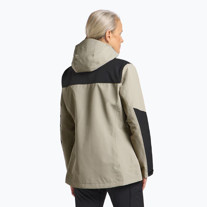 Куртка-дощовик жіноча Jack Wolfskin Jasper 2L stone 3