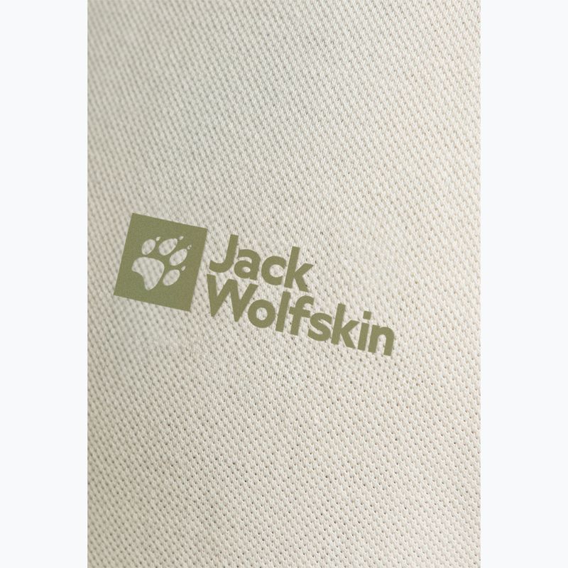 Футболка поло чоловіча Jack Wolfskin Essential cotton white 8