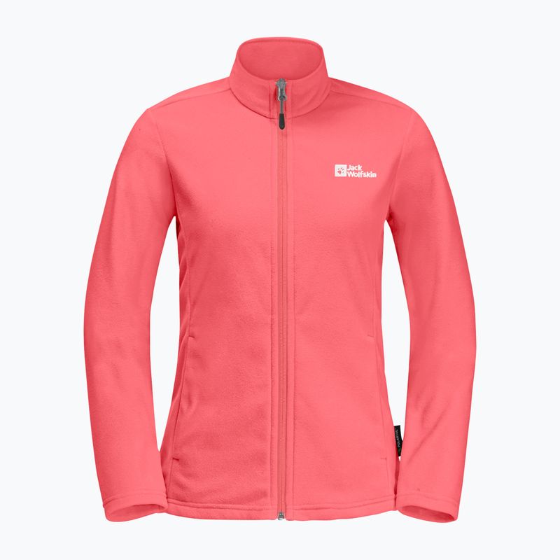 Кофта флісова жіноча Jack Wolfskin Taunus Fz sunset coral 8