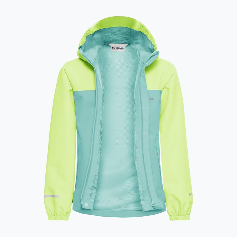 Куртка-дощовик дитяча Jack Wolfskin Tucan soft jade 14