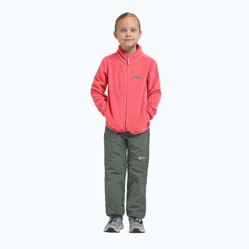 Кофта флісова дитяча Jack Wolfskin Taunus sunset coral 13