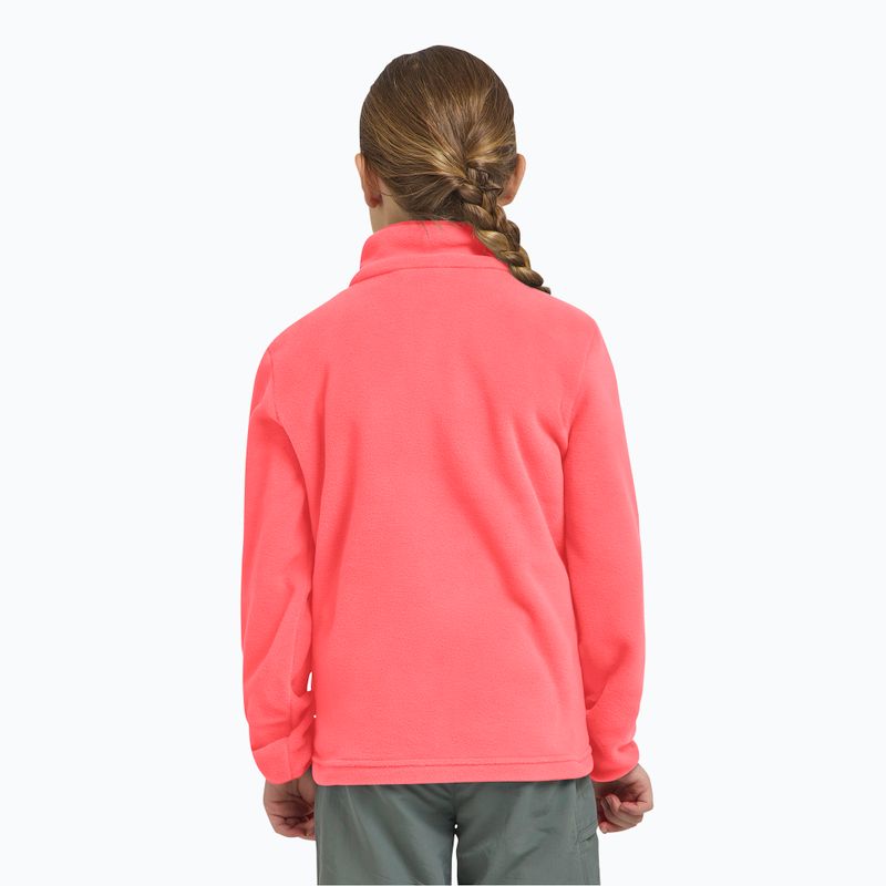 Дитяча флісова кофта Jack Wolfskin Taunus sunset coral 14