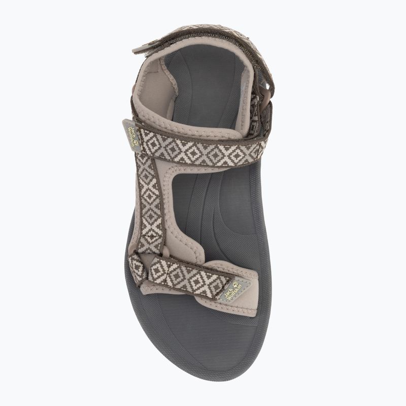 Сандалі жіночі Jack Wolfskin Wave Breaker cold coffee 5