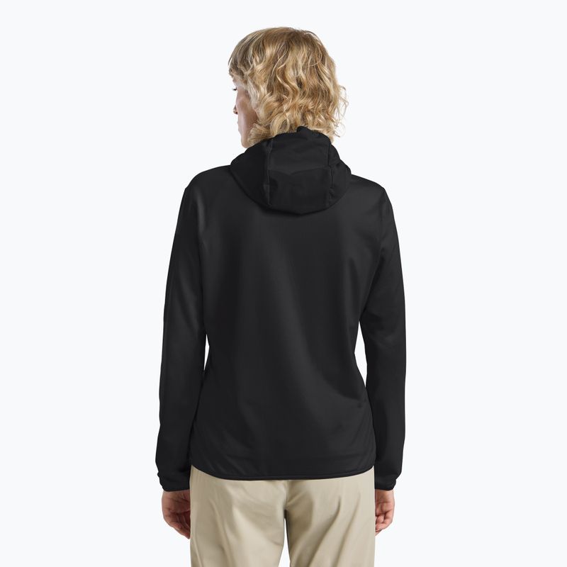 Кофта флісова жіноча Jack Wolfskin Prelight Trail Hoody black 3