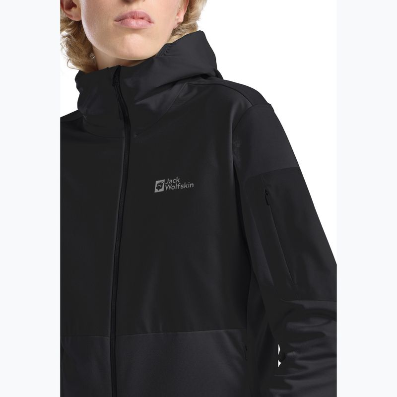 Кофта флісова жіноча Jack Wolfskin Prelight Trail Hoody black 5