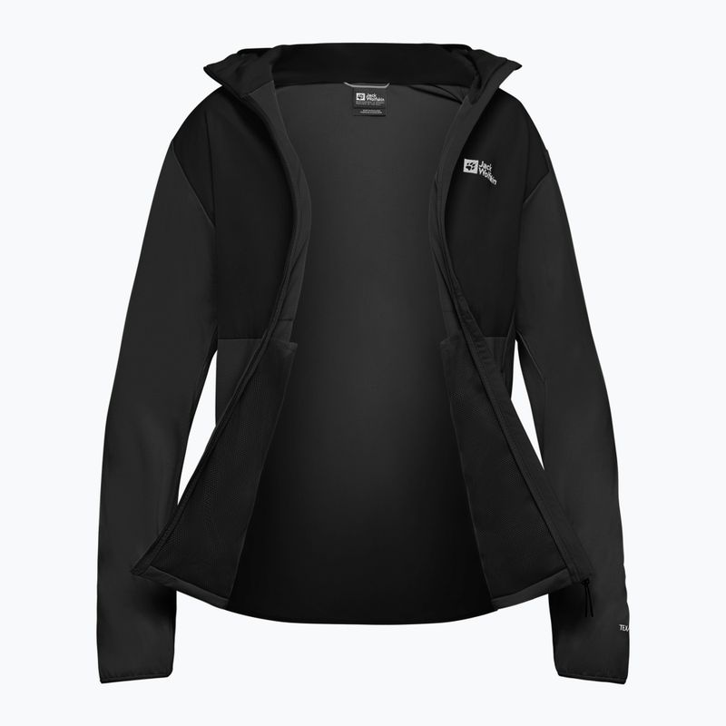 Кофта трекінгова чоловіча Jack Wolfskin Prelight Trail Hoody black 9
