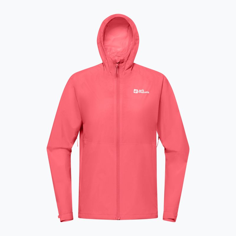 Куртка-дощовик жіноча Jack Wolfskin Prelight 2.5L LT sunset coral 8