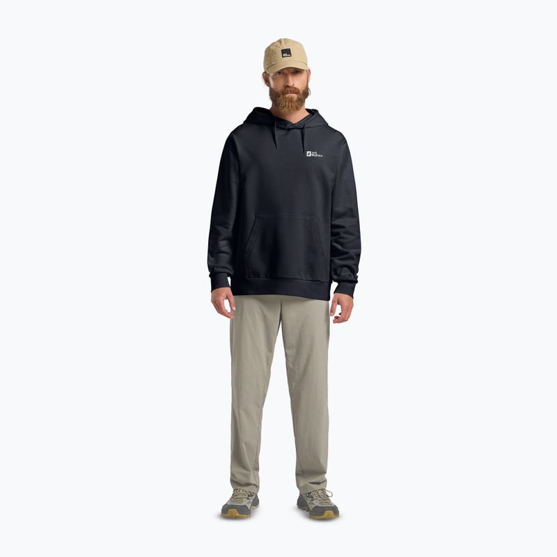 Кофта чоловіча Jack Wolfskin Essential Hoodie dark navy 2