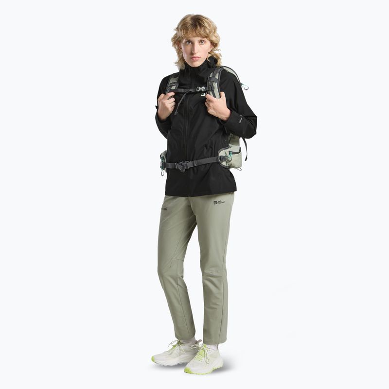 Куртка-дощовик жіноча Jack Wolfskin Prelight 2.5L LT black 2