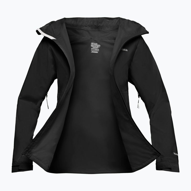 Куртка-дощовик жіноча Jack Wolfskin Prelight 2.5L LT black 10