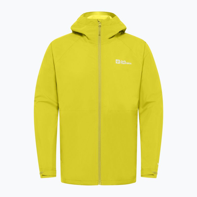 Куртка-дощовик чоловіча Jack Wolfskin Prelight 2.5L LT chartreuse 8